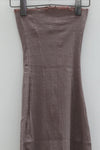 Marc le bihan belted tube top dress 21938-E21 VIEUX ROSE